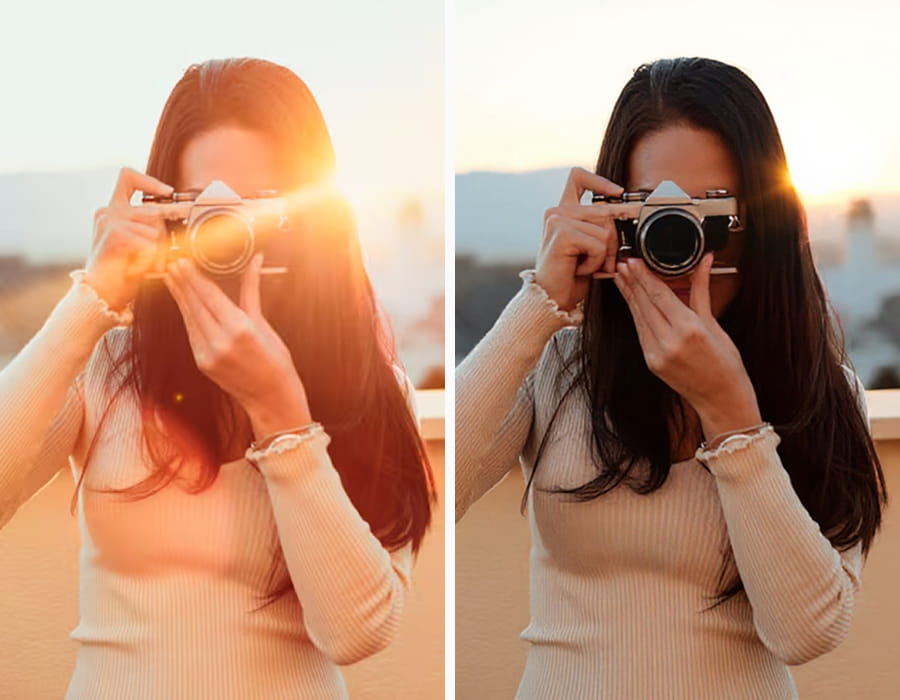 Describe Your Edit, and Instantly Remove Glare From Any Photo