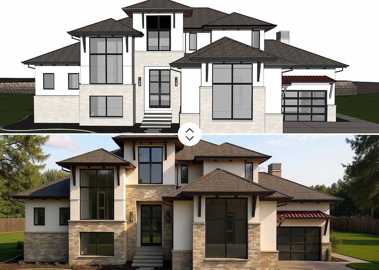 Sketch to 3D Rendering